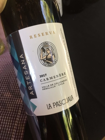 Carmenere Artesana de Viña La Pascuala