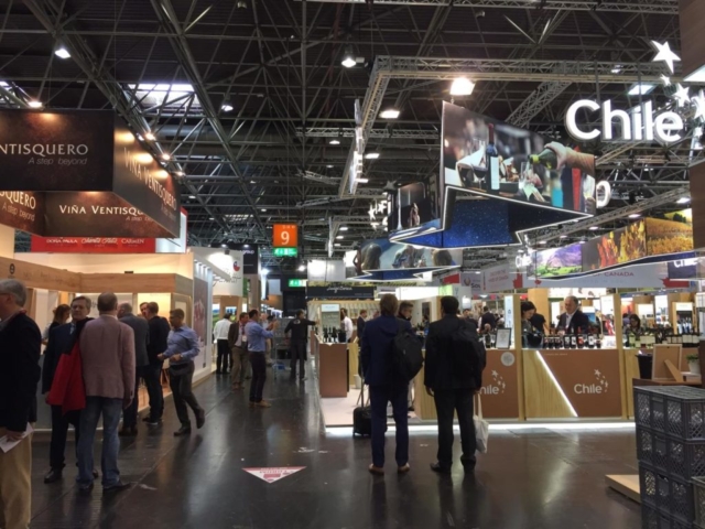 Stand de Chile en ProWein 2019